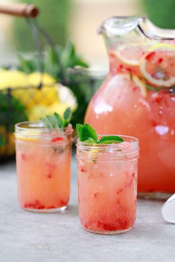 Frozen Strawberry Lemonade · Freshly squeezed lemonade blended with Fresh Strawberries