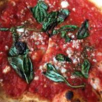 Marinara Pizza · Tomato, basil and garlic. (No Cheese)