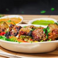 Lamb Kabab · Lamb cubes marinated with Indian spices and grilled in tandoor.