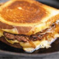  Patty Melt Lunch Combo · double patty , cheese , creamy paper sauce, grilled onion . 