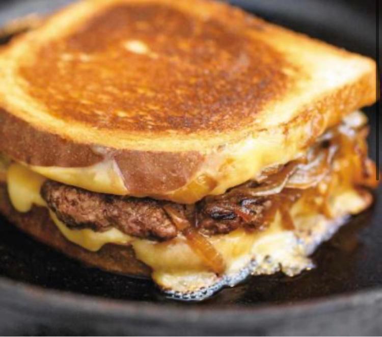 Patty Melt Lunch · double beef patty, cheese, and grilled onions. 