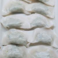 Housemade Veggie Dumplings · Steamed or fried with cabbage and chives serves with special soy sauce.