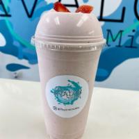 Strawberry Crush Smoothie · Cant ever go wrong with a strawberry smoothie.