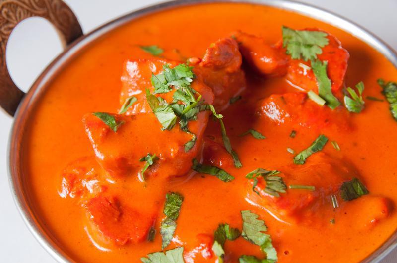Chicken Tikka Masala  · Chicken breast tenders marinated in spices and yogurt then barbecued in a tandoor oven and cooked in onion and tomato creamy sauce