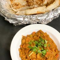 Pav Bhaji · A melange of spiced mixed veggies served with pav bread.