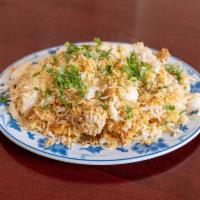 Chicken Biryani · Fried rice cooked with chicken biryani.