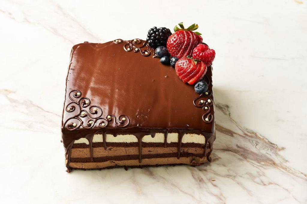 6 inch triple chocolate mousse cake · 