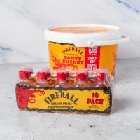 Fireball whiskey party bucket  · Must be 21 to purchase. 20- 50ml bottles. 