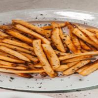 Fresh-Cut Fries · Fresh potatoes cut daily in house.