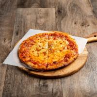 Regular Cheese Pizza · Fresh dough, hand tossed pizza with our original sauce and mozzarella cheese