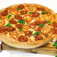 Margherita Pepperoni · Sarpino's twist on an Italian classic.  Traditional pan pizza baked to perfection and topped...
