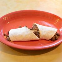 Burritos · Choice of meat, rice, salsa, pico de gallo, & cheese