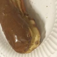 Maple Custard Bar · Vanilla custard filled donut with a maple topping