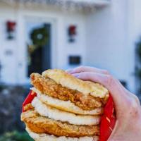 Cajun Filet Biscuit Combo · A uniquely seasoned chicken breast filet served on a made-from-scratch buttermilk biscuit.