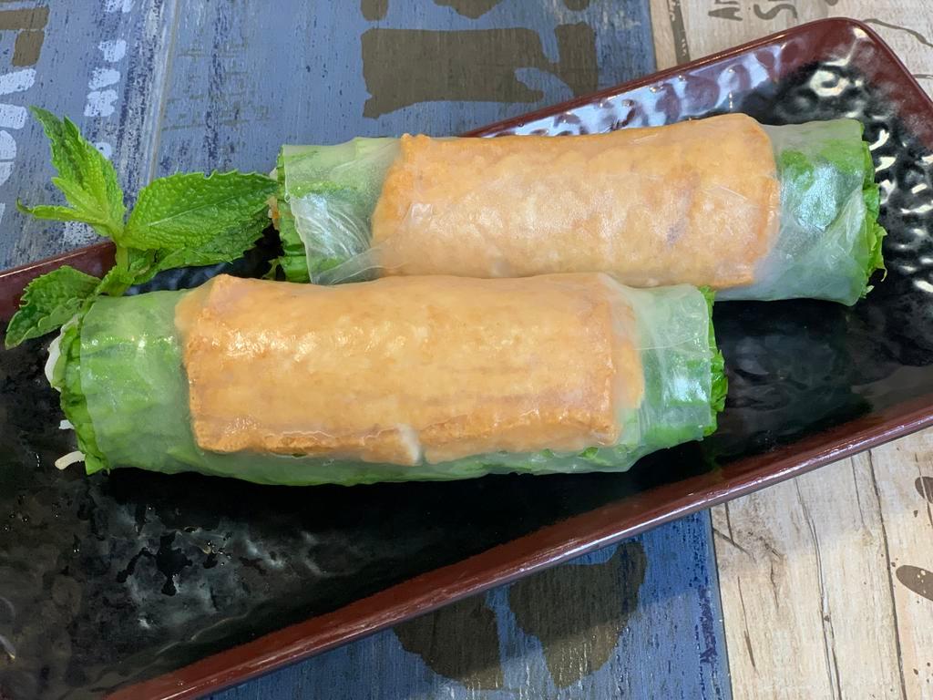 Tofu Spring Rolls · 2 pieces.