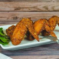 Chicken Wings · 3 pieces. Spicy or non-spicy.