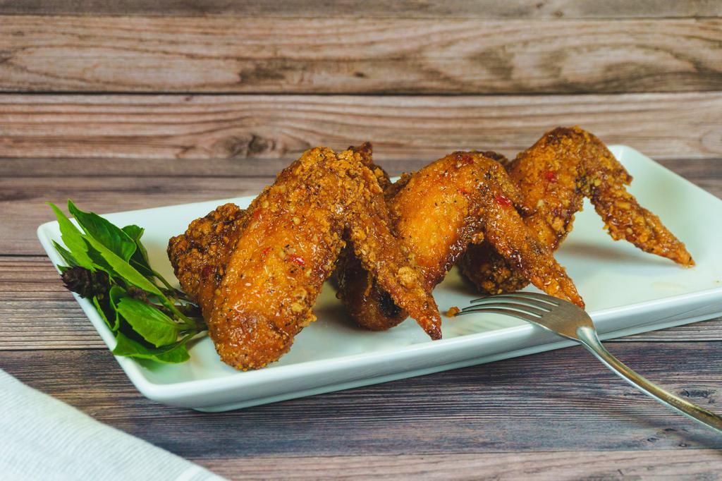 Chicken Wings · 3 pieces. Spicy or non-spicy.