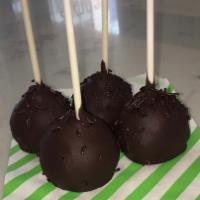 Cake Pops - Chocolate · 4 delicious store made chocolate cake pops