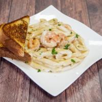 Pasta · Your choice of chicken or shrimp.