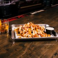 Cheese fries  · Fries topped with beer cheese. 