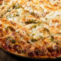 Fabulous 4 Pizza · Gourmet Italian sausage, mushroom, onion, and green pepper.