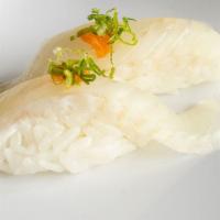 Hirame (Hulibut) Nigiri · Halibut. 
These menu items are raw or undercooked. Consuming raw or undercooked meats, poult...