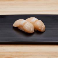 Hotate (Scallop) Nigiri · Scallops. 
These menu items are raw or undercooked. Consuming raw or undercooked meats, poul...