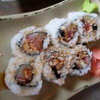 Mamma Mia Roll · Hamachi and eel. 
These menu items are raw or undercooked. Consuming raw or undercooked meat...