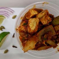 Kadai Paneer · The flavors in this dish comes from freshly grounded spices and use of a lot of coriander se...
