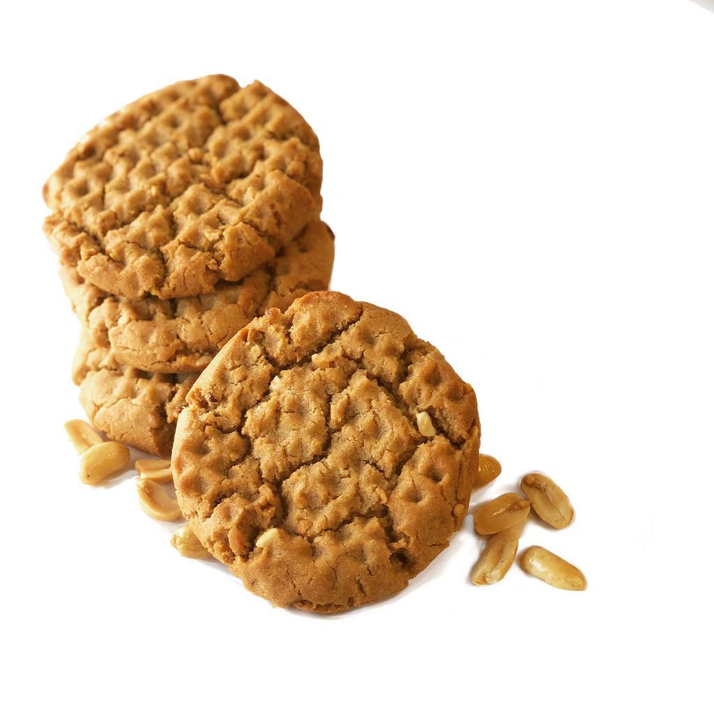Peanut Butter Cookie · Our Peanut Butter cookie features all-natural peanut butter and peanuts with no added, fat, sugar or preservatives. This crisp cookie balances sweet and salty and showcases that simple is best.