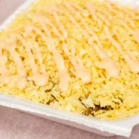 Maicito de Queso · Corn and double mozzarella cheese. Sweet grated corn kernels. Includes mozzarella cheese, pi...