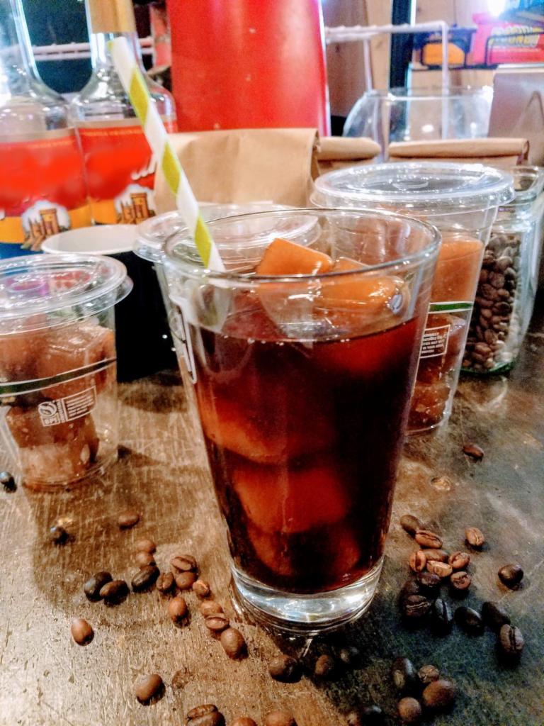 Cold Brew Coffee · Our 12 hour cold brew is the smoothest, tastiest cold coffee in town. With coffee ice cubes standard, it offers a consistently strong coffee, the whole drink. 