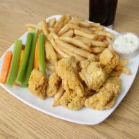Catfish Nugget Combo · Served with fries, slaw and 16 oz. soft drink.
