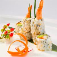 Shrimp Tempura Roll · Prawn tempura roll.
