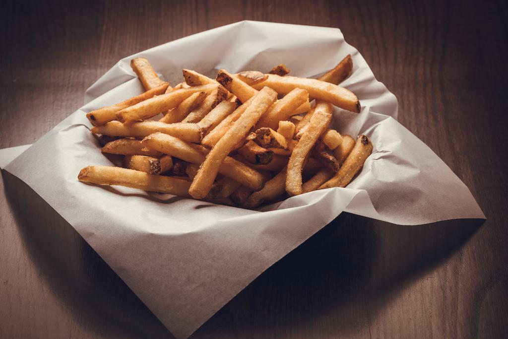Fries Side · Crispy skin-on fries.