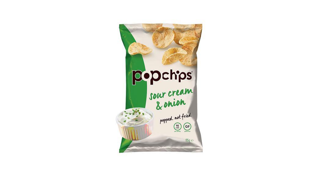 Pop Chips - Sour Cream ＆ Onion 5oz · Sour cream ＆ onion.