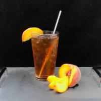 Peachy Keen Almond Iced Tea Or Cold Brew  · 