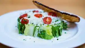 Goat Cheese Caesar Salad · Gluten free.
