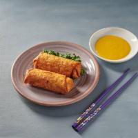 Beef and Shrimp Egg Rolls · 2 pieces.