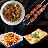 Uyghur Food Starters Combo · Uyghur Food Starters Combo includes our Big Plate Chicken, Samsa, Lamb Kebab, and Uyghur Sal...