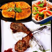 Uyghur Lamb Chops Combo · Uyghur Lamb Chops Combo includes our Lamb Chops (2 Pcs), Naan (1), and Salad (1) for you, to...
