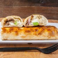 Philly Steak Stromboli · Our freshest ingredients wrapped in our homemade dough with mozzarella.