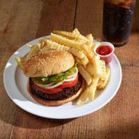 2. Burger Combo · Served with fries and  drink.