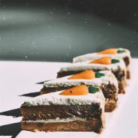 Carrot Cake · weet and moist spice cake.