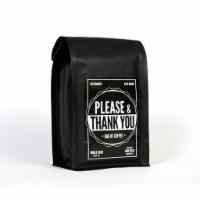 P&TY BLEND · 12 OUNCE RETAIL BAG OF OUR PROPRIETARY MEDIUM-DARK BLEND ROASTED SPECIFICALLY TO PAIR WITH O...