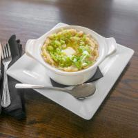 Shepherd's Pie · Fresh lean ground beef and locally sourced lamb, slowly simmered with carrots, onions, peas,...