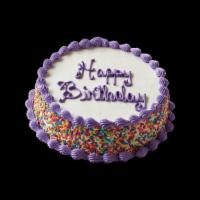 Round Ice Cream Celebration Cake · Round ice cream cakes perfect for any occasion made with layers of freshly made, premium van...