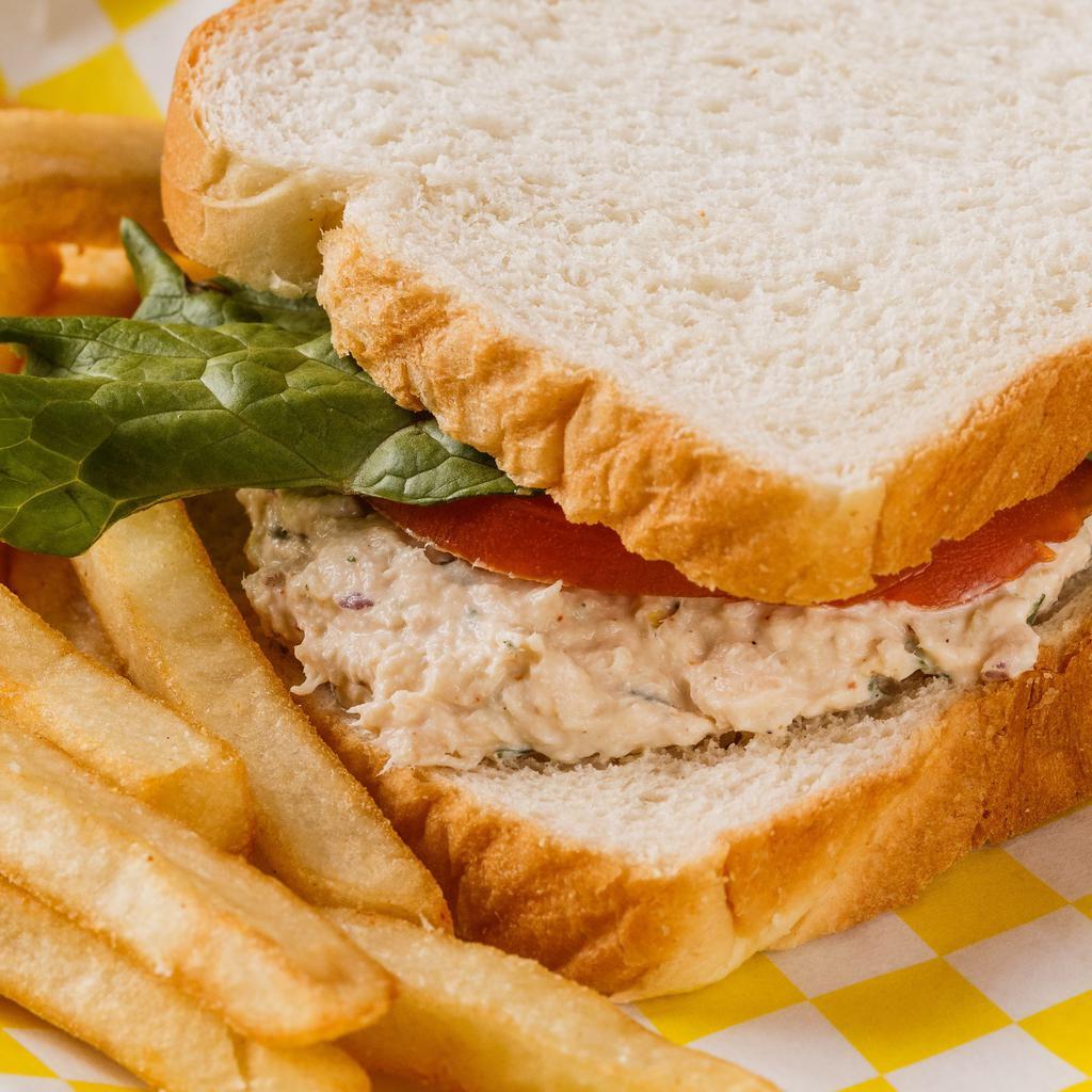 Chicken Salad Sandwich · Lettuce and tomato on choice of bread. 