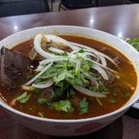 36. Bun Bo Hue  · Spicy beef vermicelli soup.