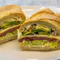 Boar's Head Top Round Pastrami Sandwich · Add avocado for an additional charge. 